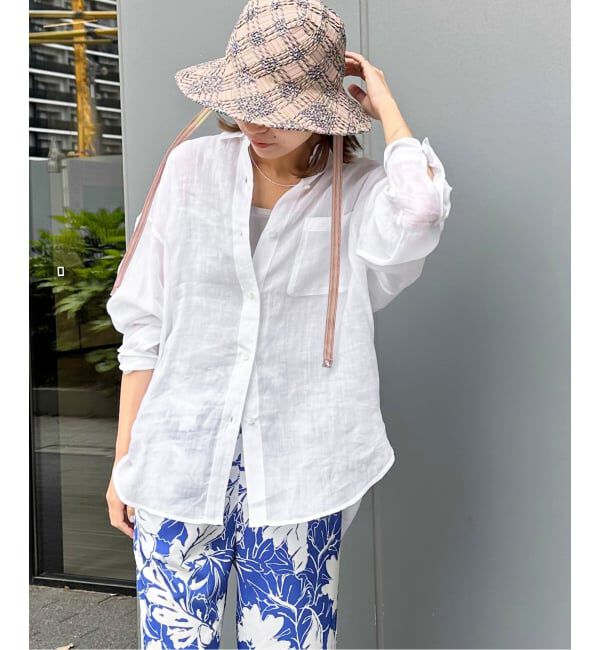 JOURNAL STANDARD relume「《追加予約 / 新色》手洗い可 / ラミーオーバーサイズシャツ」|シャツ・ブラウス|