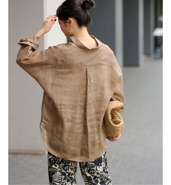 JOURNAL STANDARD relume「《追加予約 / 新色》手洗い可 / ラミーオーバーサイズシャツ」|シャツ・ブラウス|