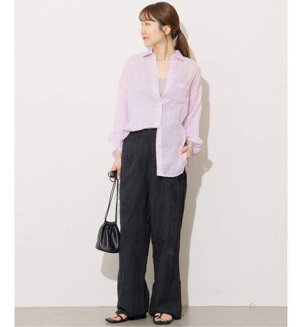 JOURNAL STANDARD relume「《追加予約 / 新色》手洗い可 / ラミーオーバーサイズシャツ」|シャツ・ブラウス|