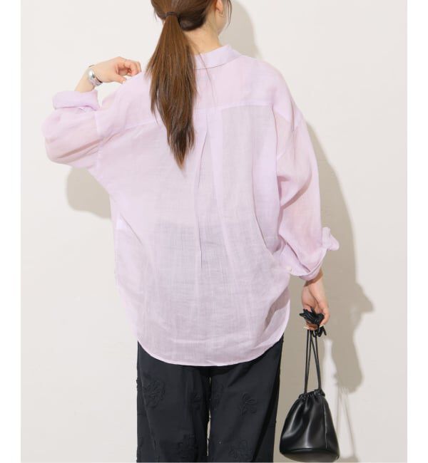 JOURNAL STANDARD relume「《追加予約 / 新色》手洗い可 / ラミーオーバーサイズシャツ」|シャツ・ブラウス|