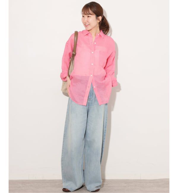 JOURNAL STANDARD relume「《追加予約 / 新色》手洗い可 / ラミーオーバーサイズシャツ」|シャツ・ブラウス|