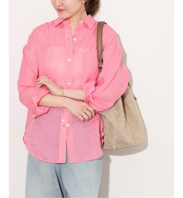 JOURNAL STANDARD relume「《追加予約 / 新色》手洗い可 / ラミーオーバーサイズシャツ」|シャツ・ブラウス|