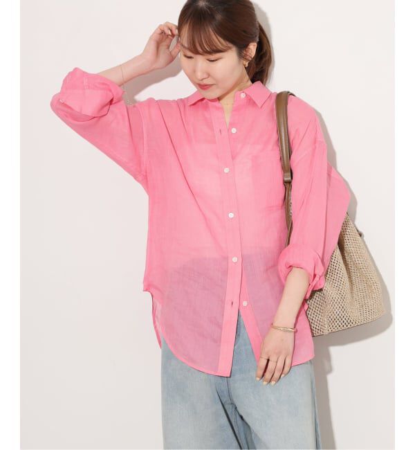 JOURNAL STANDARD relume「《追加予約 / 新色》手洗い可 / ラミーオーバーサイズシャツ」|シャツ・ブラウス|