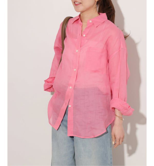 JOURNAL STANDARD relume「《追加予約 / 新色》手洗い可 / ラミーオーバーサイズシャツ」|シャツ・ブラウス|