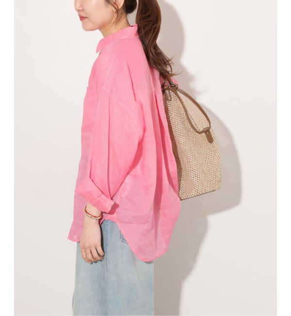 JOURNAL STANDARD relume「《追加予約 / 新色》手洗い可 / ラミーオーバーサイズシャツ」|シャツ・ブラウス|