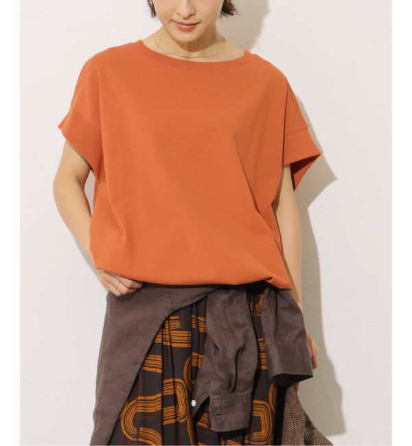 JOURNAL STANDARD relume「《予約》［26SS新作］コットンドロップショルダー ドロストT」|Tシャツ・カットソー|オレンジ
