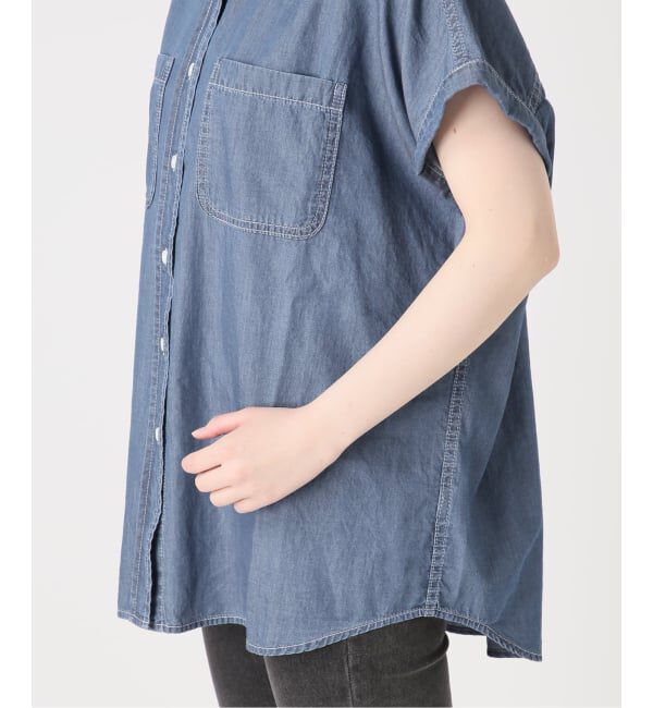 JOURNAL STANDARD relume「《予約》［26SS新作］ライトデニムバンドカラーフレンチ」|シャツ・ブラウス|