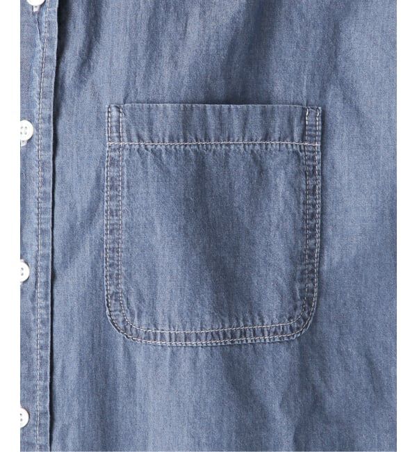 JOURNAL STANDARD relume「《予約》［26SS新作］ライトデニムバンドカラーフレンチ」|シャツ・ブラウス|