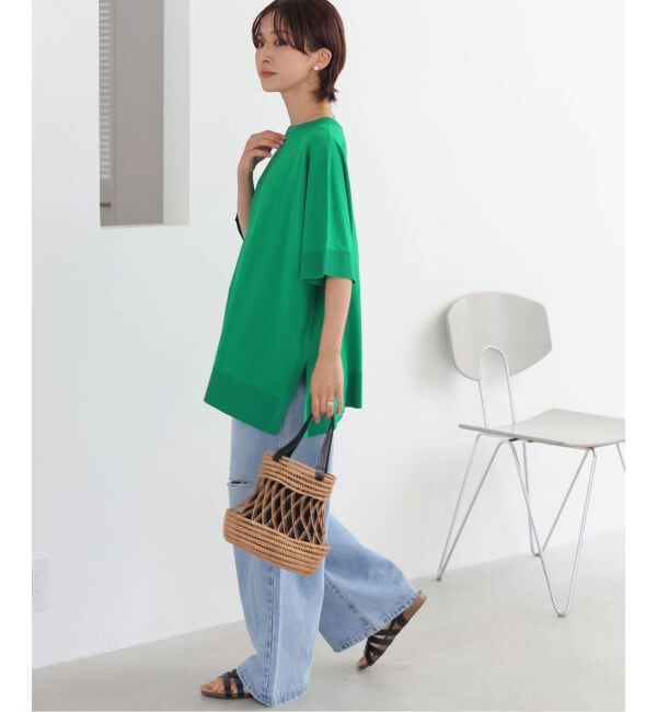 JOURNAL STANDARD relume「《追加予約 / 新色》接触冷感 / ウォッシャブルクールポンチョプルオーバー」|ニット・セーター|