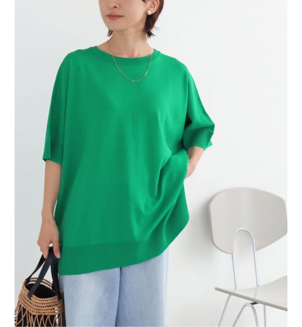 JOURNAL STANDARD relume「《追加予約 / 新色》接触冷感 / ウォッシャブルクールポンチョプルオーバー」|ニット・セーター|