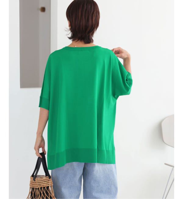 JOURNAL STANDARD relume「《追加予約 / 新色》接触冷感 / ウォッシャブルクールポンチョプルオーバー」|ニット・セーター|