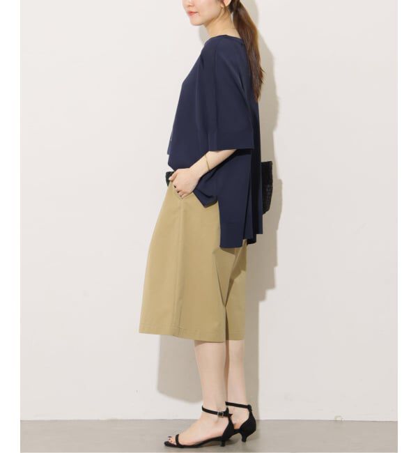 JOURNAL STANDARD relume「《追加予約 / 新色》接触冷感 / ウォッシャブルクールポンチョプルオーバー」|ニット・セーター|