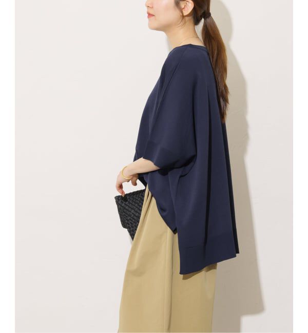 JOURNAL STANDARD relume「《追加予約 / 新色》接触冷感 / ウォッシャブルクールポンチョプルオーバー」|ニット・セーター|