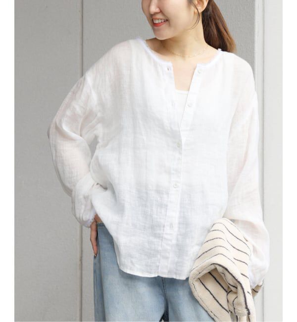 JOURNAL STANDARD relume「《予約》［26SS新作］リネンガーゼ2WAYカーディガン」|シャツ・ブラウス|