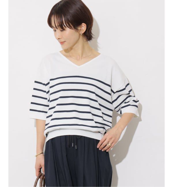 JOURNAL STANDARD relume「《予約》【MULTI FUNC+】UVカット / 接触冷感 / ドライタッチVネックプルオーバー」|ニット・セーター|