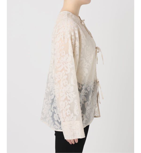 JOURNAL STANDARD「《予約》【osedit】エンブロイダリーオーガンジーブラウス」|シャツ・ブラウス|