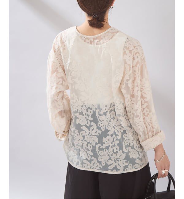 JOURNAL STANDARD「《予約》【osedit】エンブロイダリーオーガンジーブラウス」|シャツ・ブラウス|