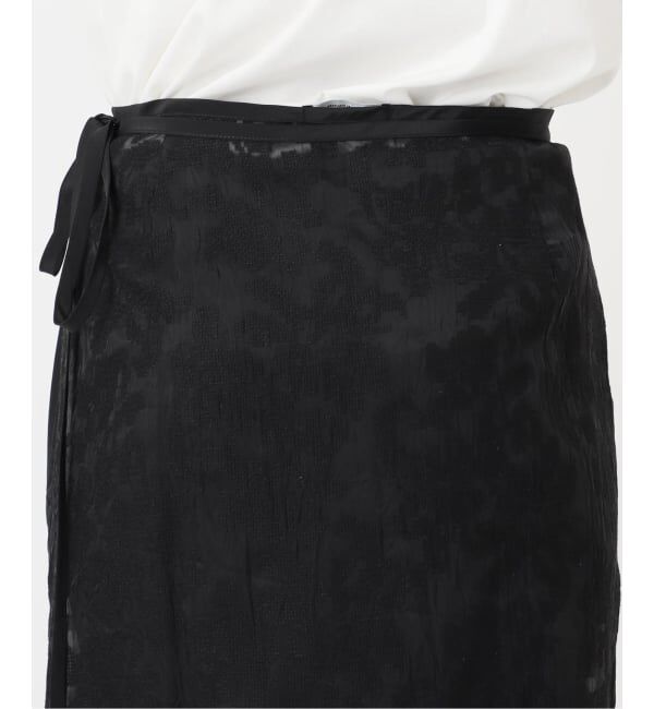 JOURNAL STANDARD「《予約》【osedit】エンブロイダリーオーガンジーラップスカート」|スカート|