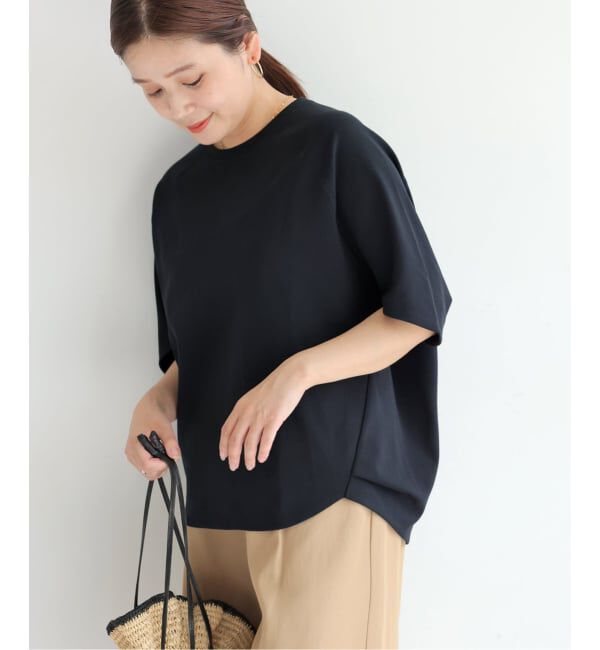 JOURNAL STANDARD「《追加予約》【接触冷感】クールタッチ ORIGAMI Sleeveプルオーバー」|Tシャツ・カットソー|ブラック