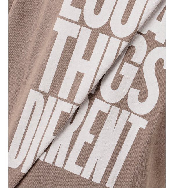 JOURNAL STANDARD「《追加予約》ラウンドヘムピグメントT」|Tシャツ・カットソー|