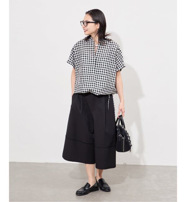 JOURNAL STANDARD「《追加予約》ハードマンズリネンコットンフレンチスリーブスキッパーシャツ」|シャツ・ブラウス|