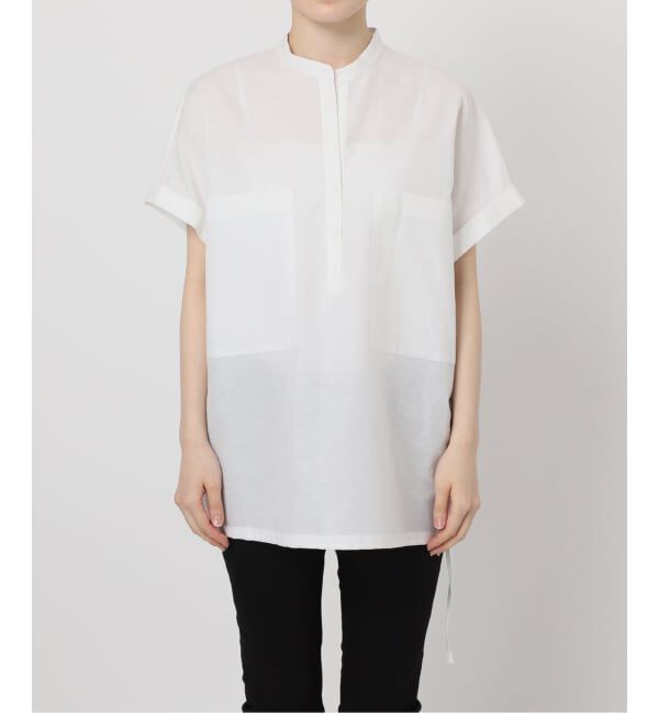 JOURNAL STANDARD「《追加予約》ハードマンズリネンコットンフレンチスリーブスキッパーシャツ」|シャツ・ブラウス|