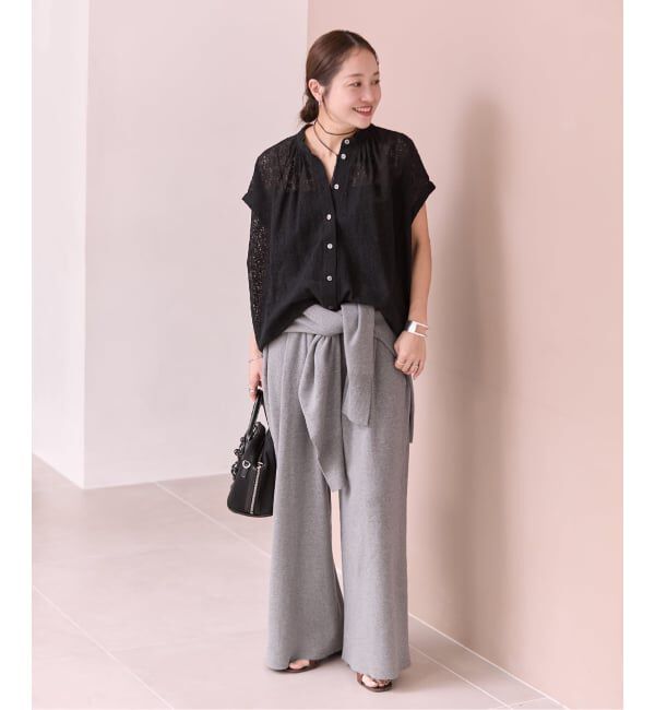 JOURNAL STANDARD「《予約》レースタックボリュームシャツ」|シャツ・ブラウス|