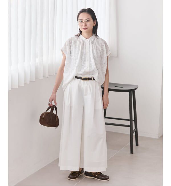 JOURNAL STANDARD「《予約》レースタックボリュームシャツ」|シャツ・ブラウス|