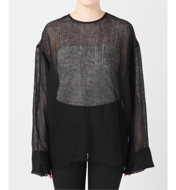 JOURNAL STANDARD「《予約》【osedit】 リネンメッシュ2WAY ブラウス」|シャツ・ブラウス|