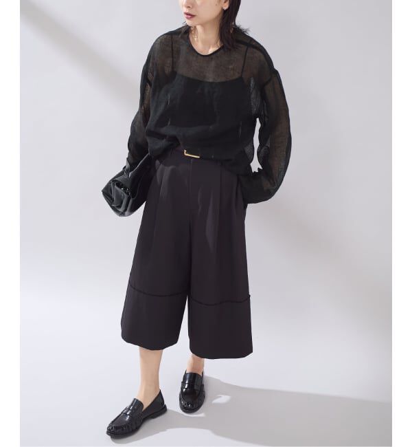 JOURNAL STANDARD「《予約》【osedit】 リネンメッシュ2WAY ブラウス」|シャツ・ブラウス|