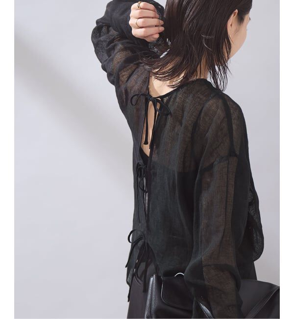 JOURNAL STANDARD「《予約》【osedit】 リネンメッシュ2WAY ブラウス」|シャツ・ブラウス|