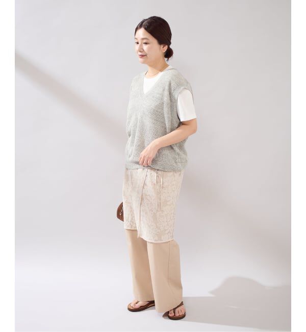 JOURNAL STANDARD「《予約》【osedit】WASHABLELINEN Vベスト」|ベスト・ジレ|