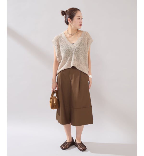 JOURNAL STANDARD「《予約》【osedit】WASHABLELINEN Vベスト」|ベスト・ジレ|