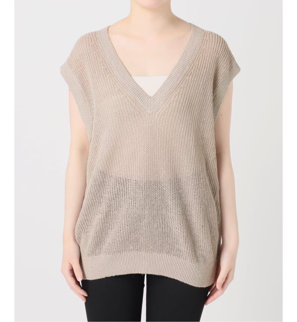 JOURNAL STANDARD「《予約》【osedit】WASHABLELINEN Vベスト」|ベスト・ジレ|