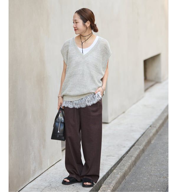 JOURNAL STANDARD「《予約》【osedit】WASHABLELINEN Vベスト」|ベスト・ジレ|