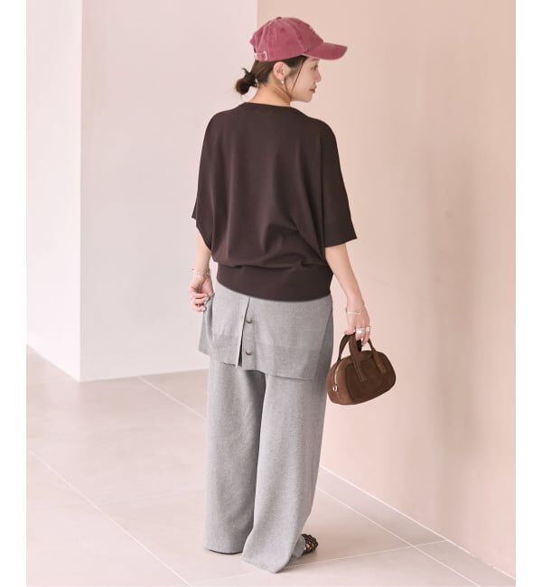 JOURNAL STANDARD「《予約》WASHABLE COOL UV ドルマンプルオーバー」|ニット・セーター|