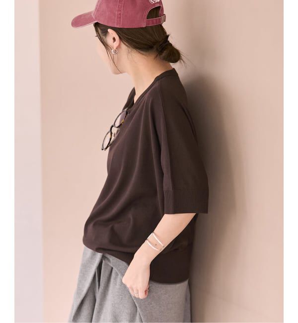 JOURNAL STANDARD「《予約》WASHABLE COOL UV ドルマンプルオーバー」|ニット・セーター|