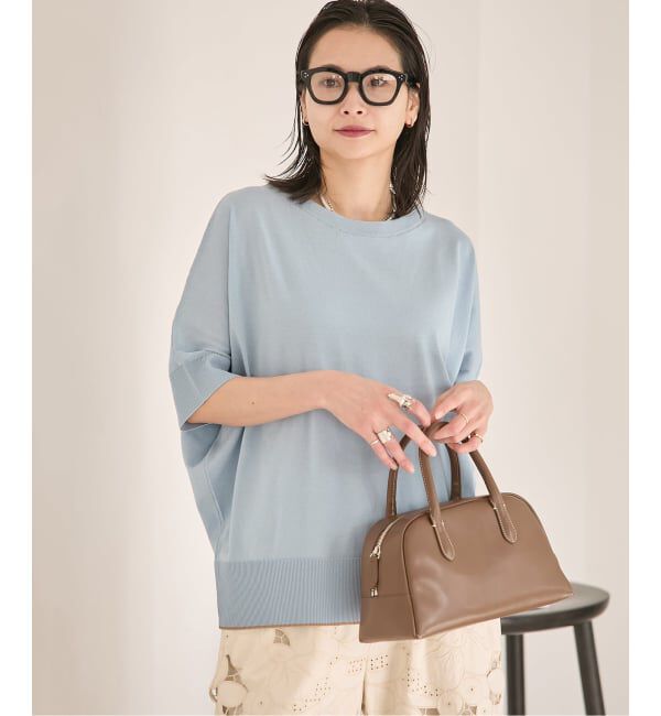 JOURNAL STANDARD「《予約》WASHABLE COOL UV ドルマンプルオーバー」|ニット・セーター|