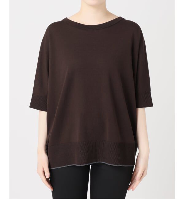 JOURNAL STANDARD「《予約》WASHABLE COOL UV ドルマンプルオーバー」|ニット・セーター|