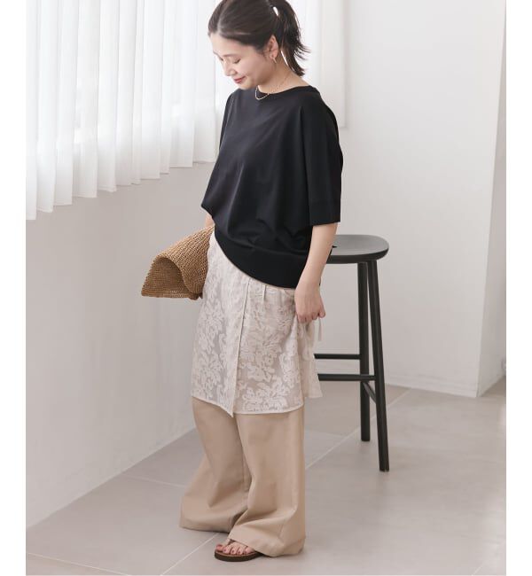 JOURNAL STANDARD「《予約》WASHABLE COOL UV ドルマンプルオーバー」|ニット・セーター|