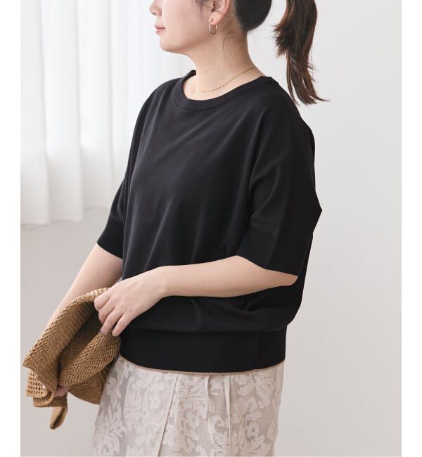 JOURNAL STANDARD「《予約》WASHABLE COOL UV ドルマンプルオーバー」|ニット・セーター|