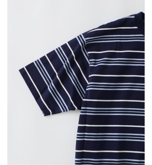 JOURNAL STANDARD「《予約》LACOSTE / ラコステ 別注 マルチ ストライプ クルーネック Tシャツ」|Tシャツ・カットソー|