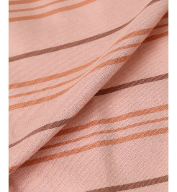 JOURNAL STANDARD「《予約》LACOSTE / ラコステ 別注 マルチ ストライプ クルーネック Tシャツ」|Tシャツ・カットソー|