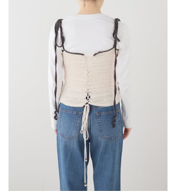 Oriens JOURNAL STANDARD「【HOLECO/ホレコ】 Printed Knit Top」|キャミソール|