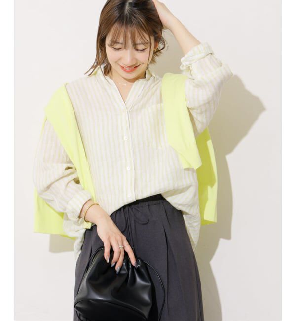 JOURNAL STANDARD relume「《予約》No.66フレンチリネンビッグスキッパー」|シャツ・ブラウス|