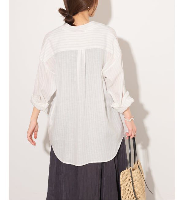 JOURNAL STANDARD relume「《予約》No.66フレンチリネンビッグスキッパー」|シャツ・ブラウス|