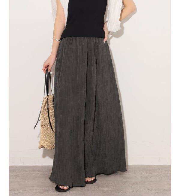 JOURNAL STANDARD relume「《予約》［26SS新作］Air-Flowギャザーイージースカート」|スカート|ブラック A