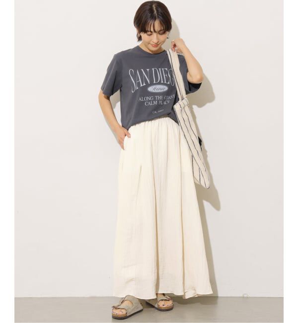 JOURNAL STANDARD relume「《予約》［26SS新作］Air-Flowギャザーイージースカート」|スカート|