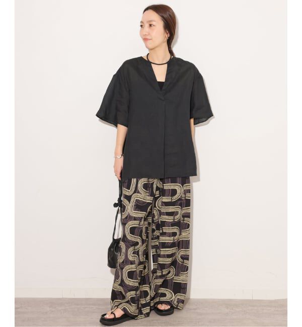 JOURNAL STANDARD relume「《予約》［26SS新作］ガーメントダイラミーVネックプルオーバー」|シャツ・ブラウス|