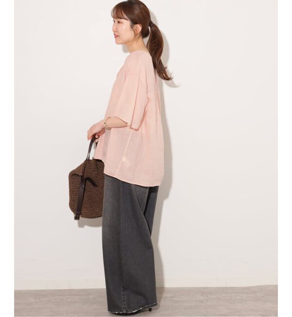 JOURNAL STANDARD relume「《予約》［26SS新作］ガーメントダイラミーVネックプルオーバー」|シャツ・ブラウス|